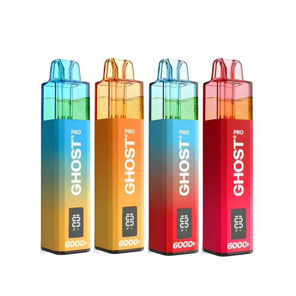 Vapes Bars Ghost Pro 6000 Prefilled Pod Kit