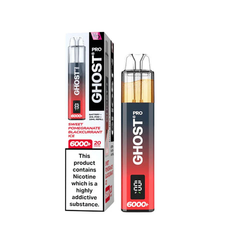 Vapes Bars Ghost Pro 6000 Prefilled Pod Kit