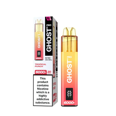 Vapes Bars Ghost Pro 6000 Prefilled Pod Kit