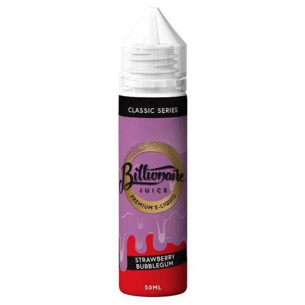 Billionaire Strawberry Bubblegum Shortfill 50ML 0MG - Vape Connect Online