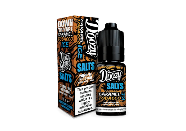 Doozy Caramel Tobacco ICEE Salt Nicotine 10ML - Vape Connect Online