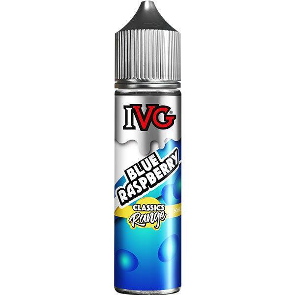 IVG Blue Raspberry Shortfill 50ML 0MG - Vape Connect Online
