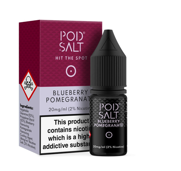 Pod Salt Blueberry Pomegranate E Liquid Salt Nicotine - Vape Connect Online