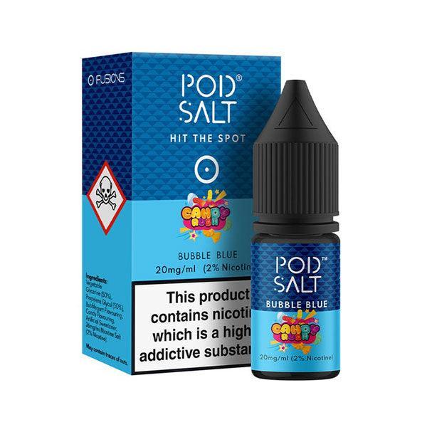Pod Salt Bubble Blue E Liquid Salt Nicotine - Vape Connect Online