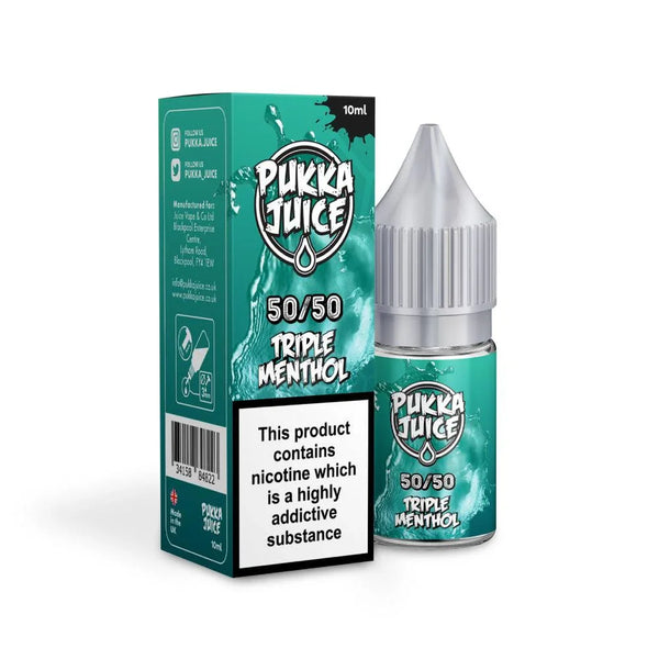 Pukka Juice 50/50 Triple Menthol - Vape Connect Online