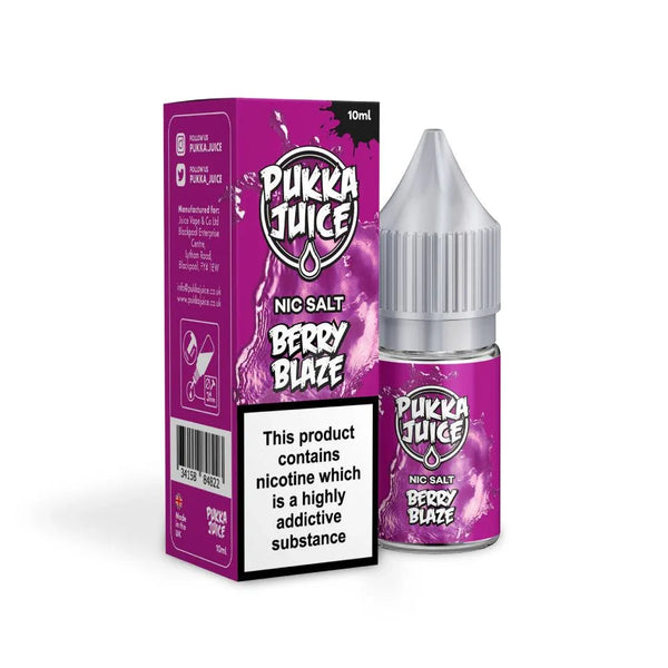 Pukka Juice Berry Blaze Salt Nicotine 10ML - Vape Connect Online