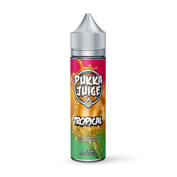 Pukka Juice Tropical Shortfill 0MG 50ML - Vape Connect Online