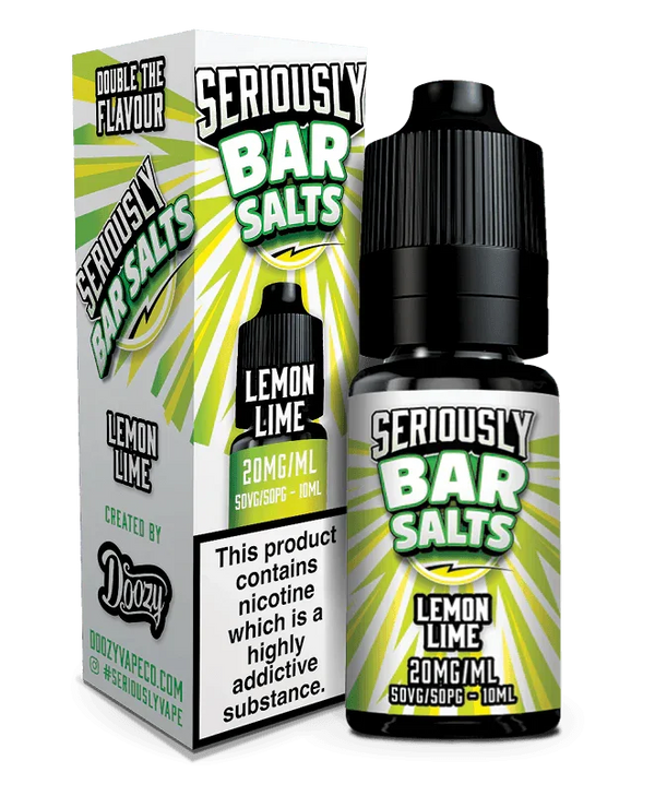 Seriously Bar Salts Lemon Lime 5mg - Vape Connect Online