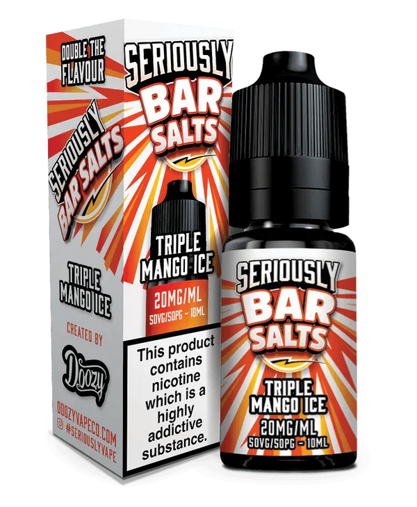 Seriously Bar Salts Triple Mango Ice 5mg - Vape Connect Online