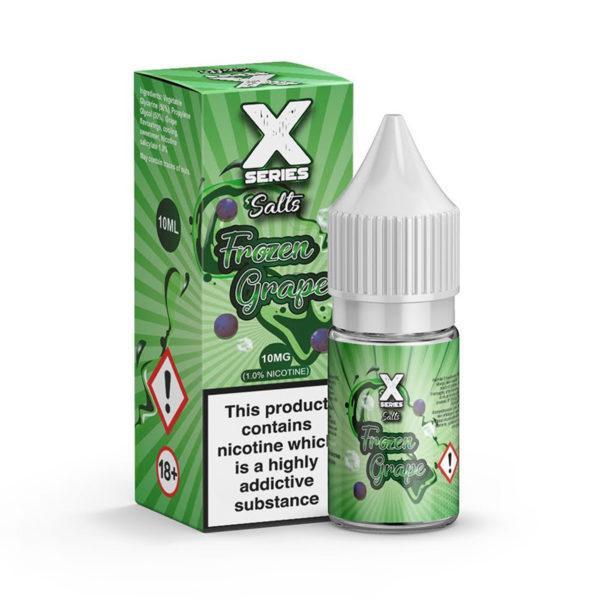 X Series Frozen Grape Salt Nicotine 10ML - Vape Connect Online