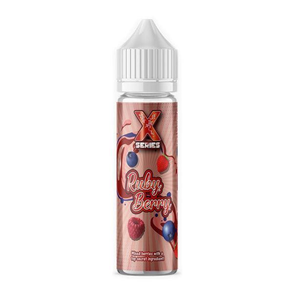 X Series Ruby Berry Shortfill 0MG 50ML - Vape Connect Online